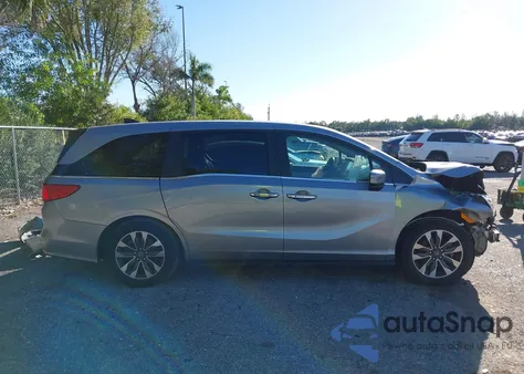 2022 Honda Odyssey Ex-L из США, поврежденный, VIN 5FNRL6H74NB065915